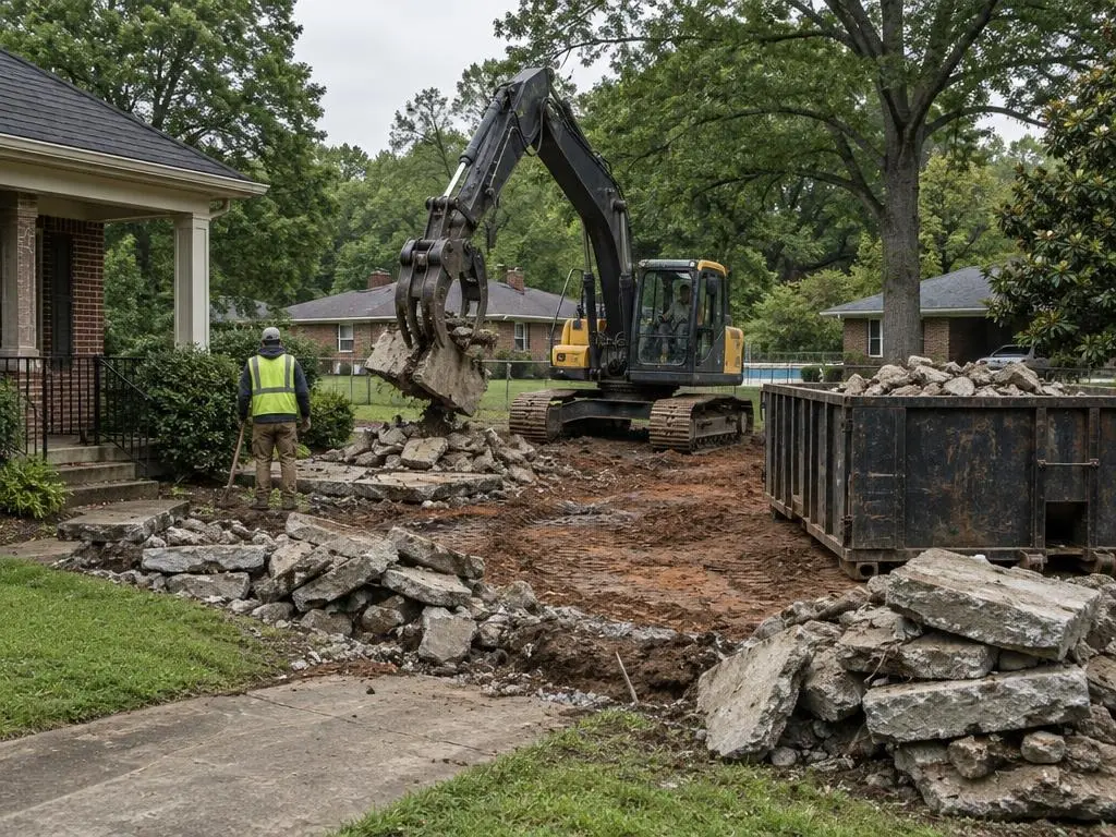 Concrete Removal in Memphis, TN
