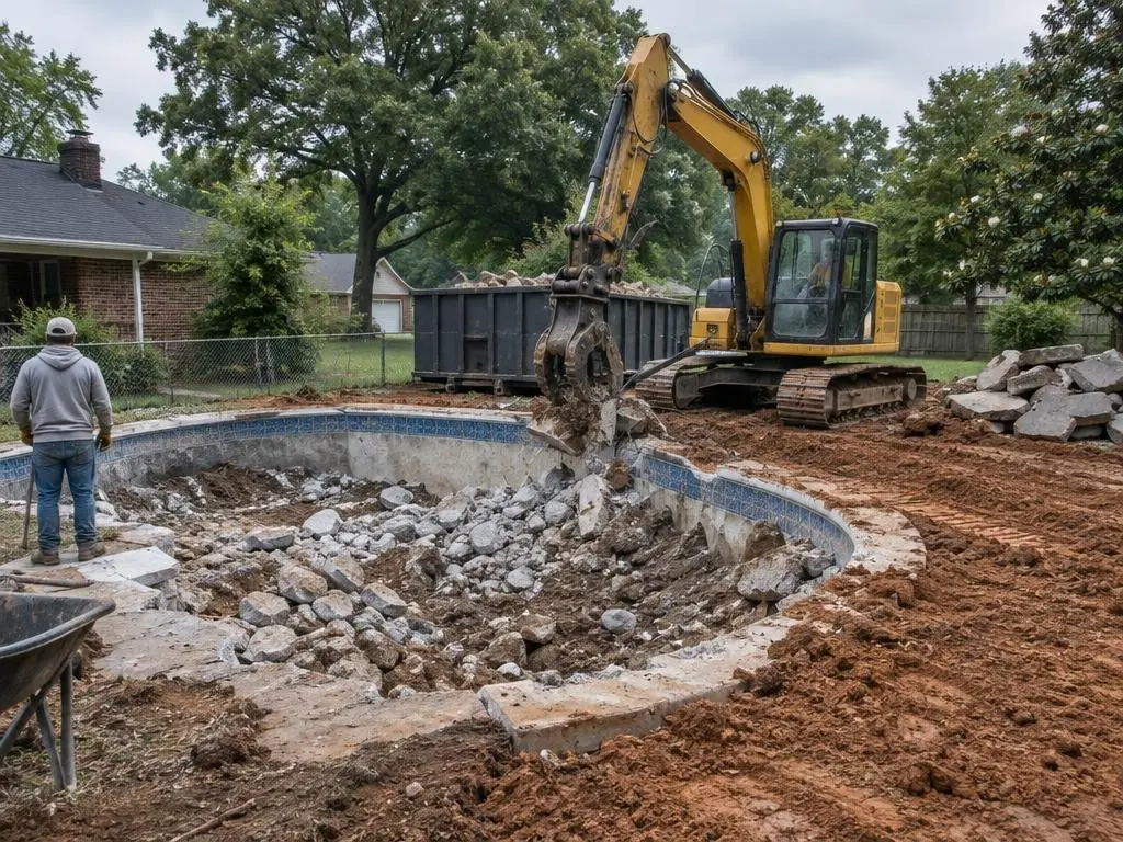 Pool Removal in Memphis, TN